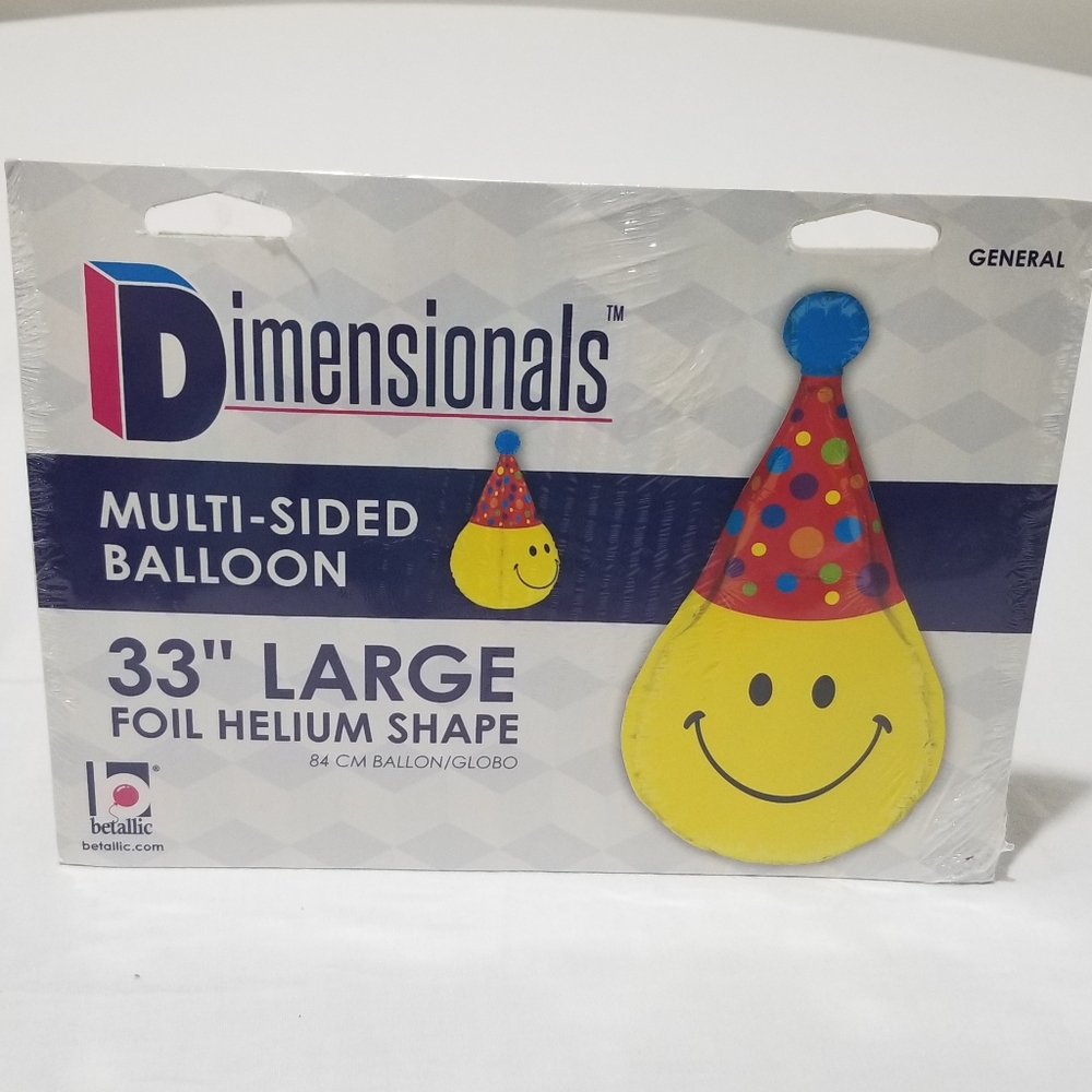 33 Inches Multi-Sided Foil Balloon!